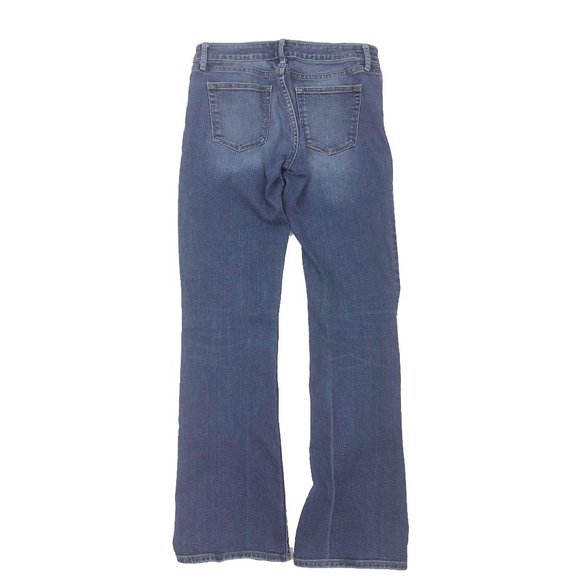 EUC, Excellent Used Condition. Lands' End straight leg jeans are in a soft gray - Picture 4 of 5